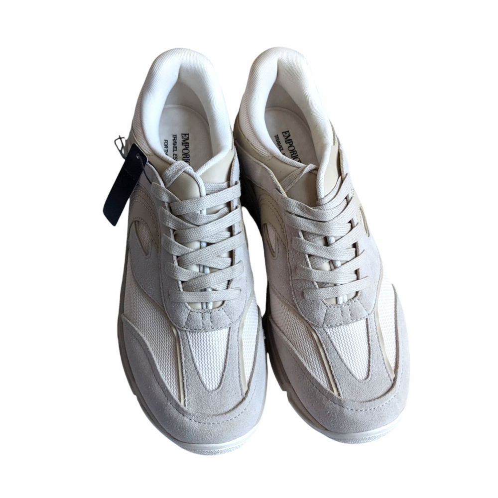 NWT Emporio Armani Travel Essential Mesh and Suede Sneakers size 13 - Picture 3 of 10